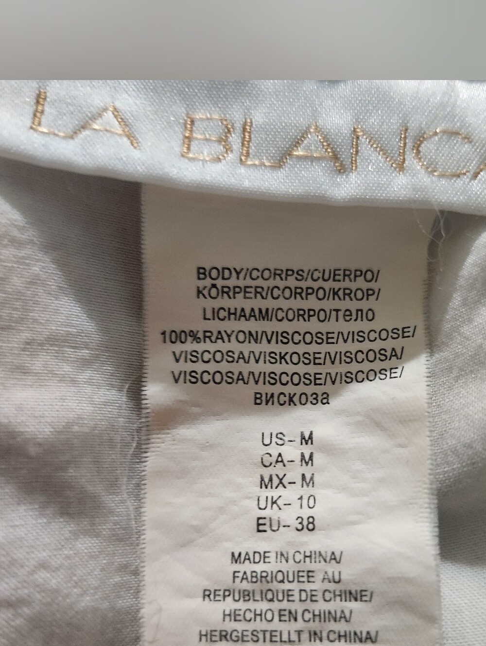 La Blanca Illusion Long Sleeve Cover-Up Dress - Picture 7 of 7
